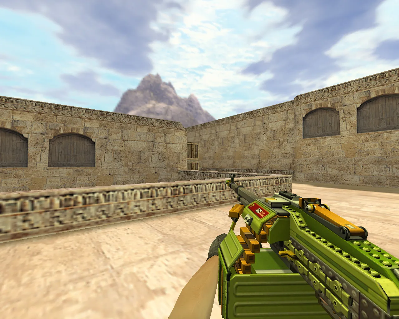 Скриншот Модель «Пулемет LEGO» для CS 1.6 – Обзор и Установка