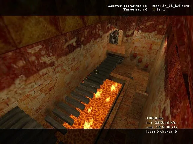 Скриншот  Карта de_kb_helldust для CS 1.6 – характеристики и особенности