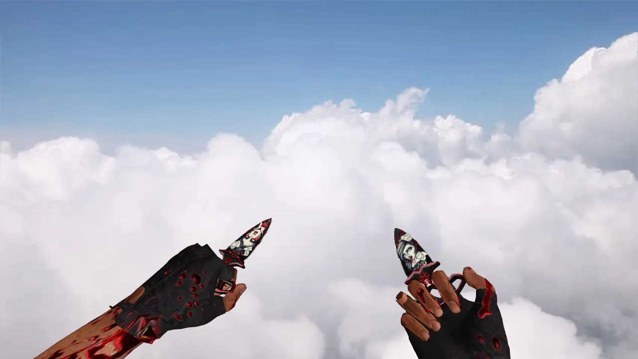 Скриншот Shadow Daggers Azazel — v_ модели ножа для CS 1.6: p_ и w_ файлы, звуки, анимация осмотра