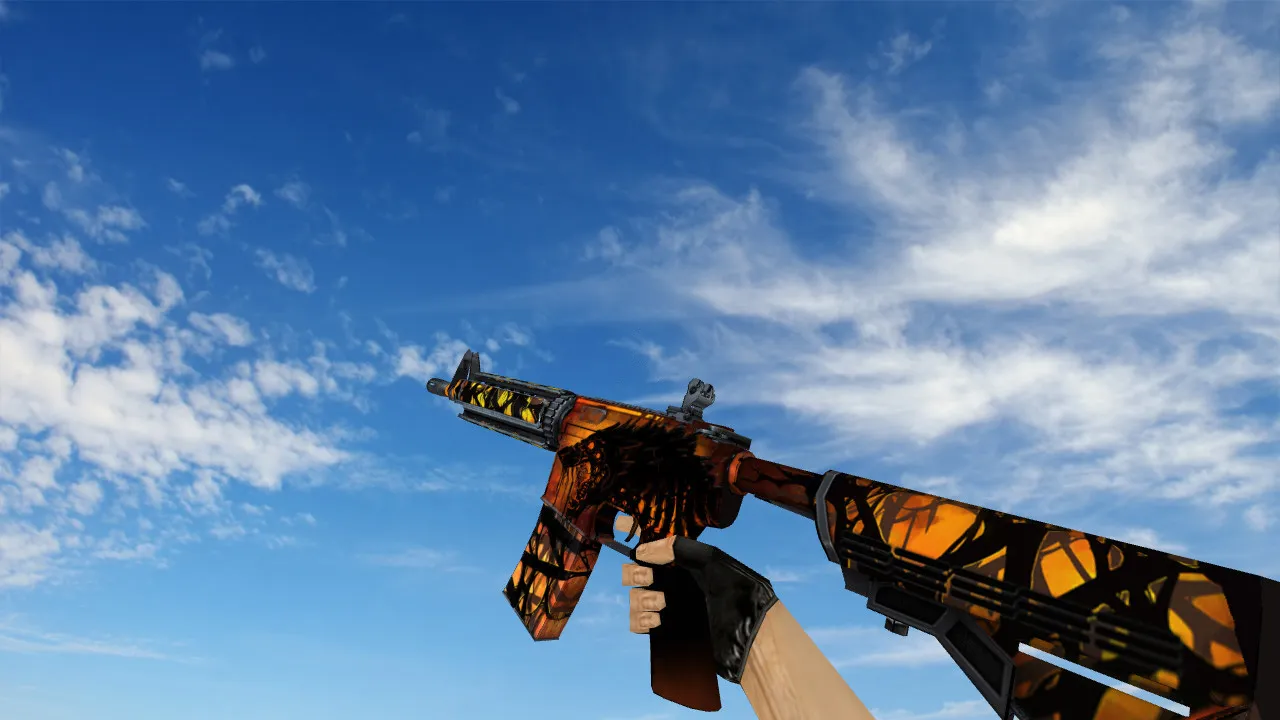 Скриншот Модель M4A4 Hound для CS 1.6: v_/p_/w_ модели, звуки, анимация осмотра, качество текстур