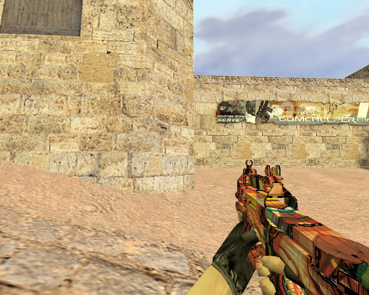 Скриншот Модель «P90 Незнакомец» для CS 1.6 - Уникальное оружие