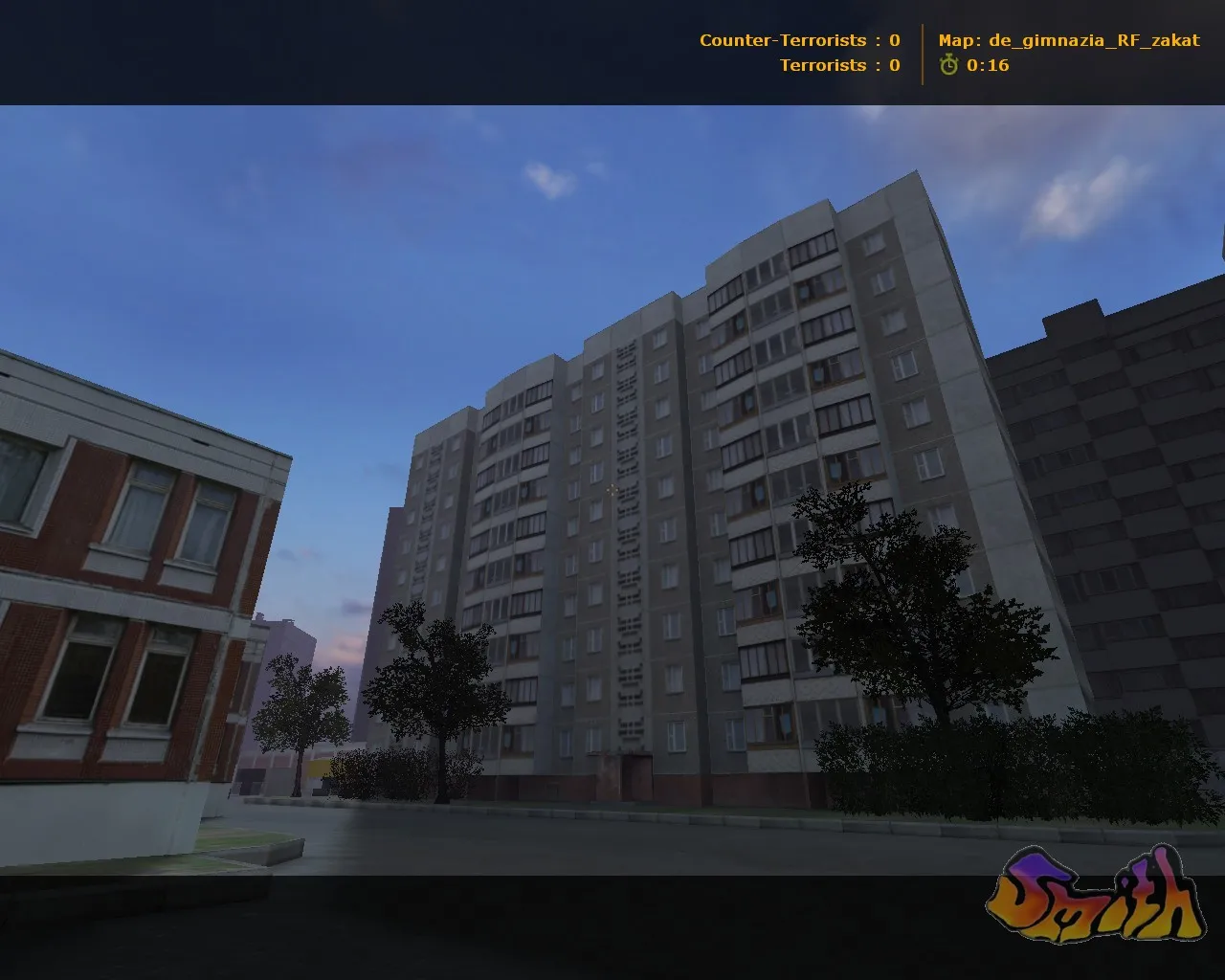 Скриншот  de_gimnazia_rf — карта для CS 1.6: точки, раунды, баланс сторон и оптимизация под FPS