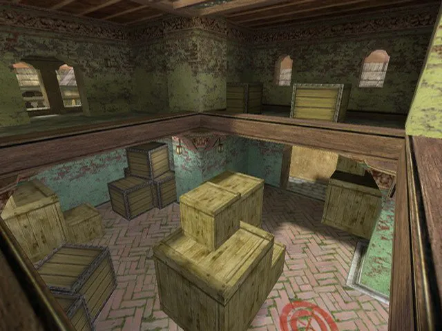 Скриншот  de_fnk карта для CS 1.6: тактика за CT и T, точки, .nav, оптимизация wpoly/epoly