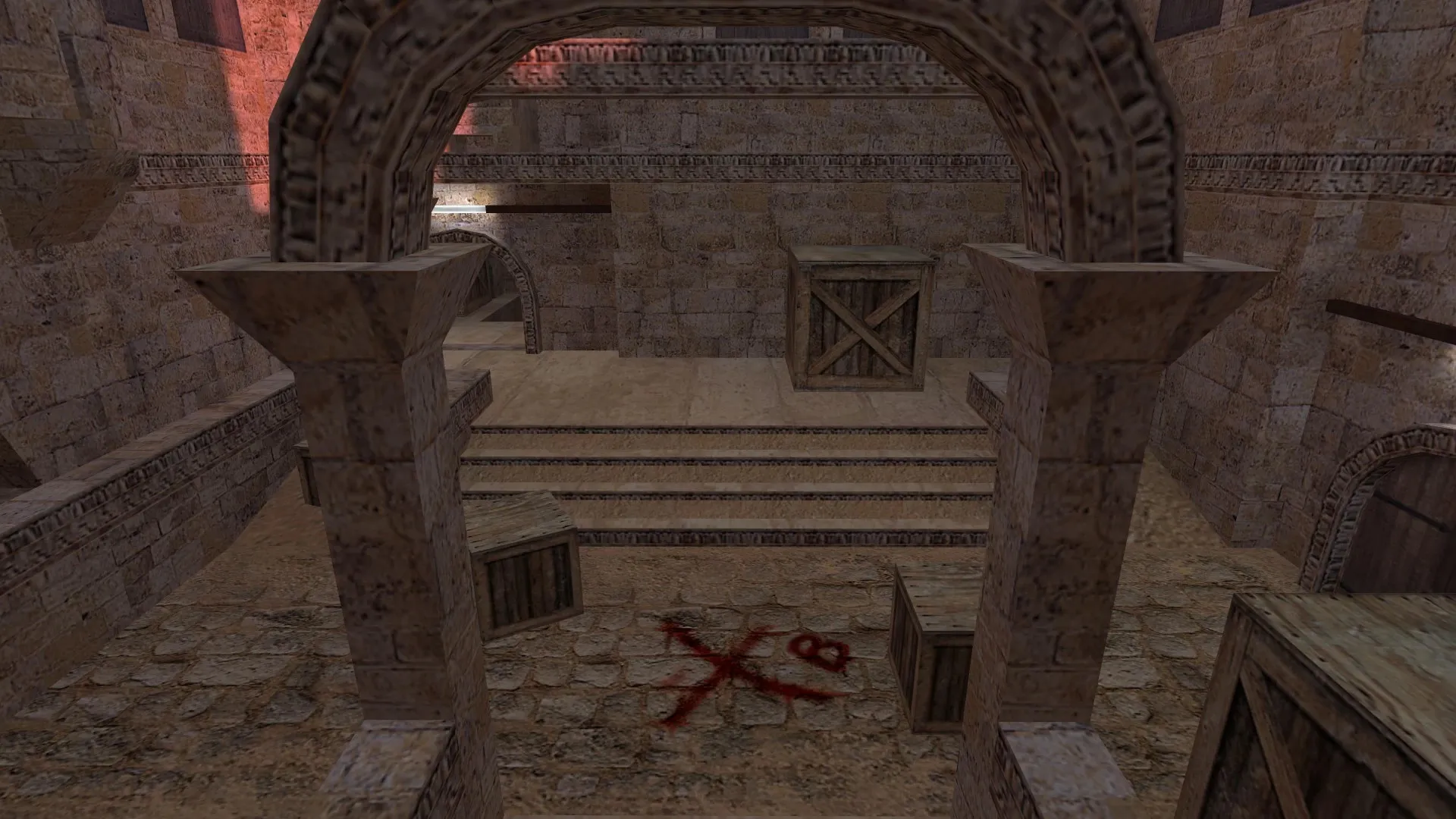 Скриншот  de_buried для CS 1.6: настройка, точки, .nav, оптимизация wpoly/epoly и чистый конфиг