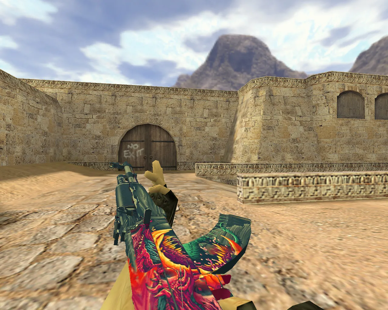 Скриншот Модель АК-47 Скоростной зверь для CS 1.6