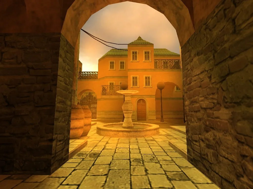 Скриншот  Карта de_terrace_hill для CS 1.6 — стратегические преимущества и тактики