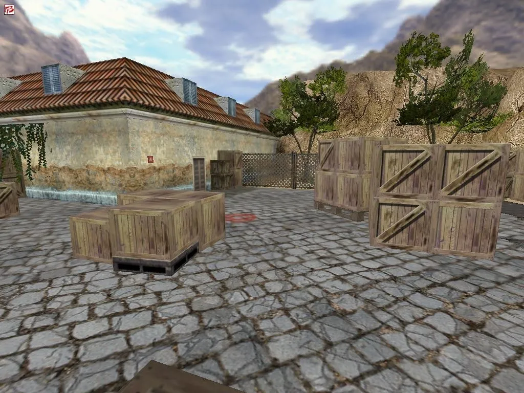 Скриншот  Карта de_entra для CS 1.6: баланс сторон, точки, .nav для ботов и оптимизация wpoly/epoly