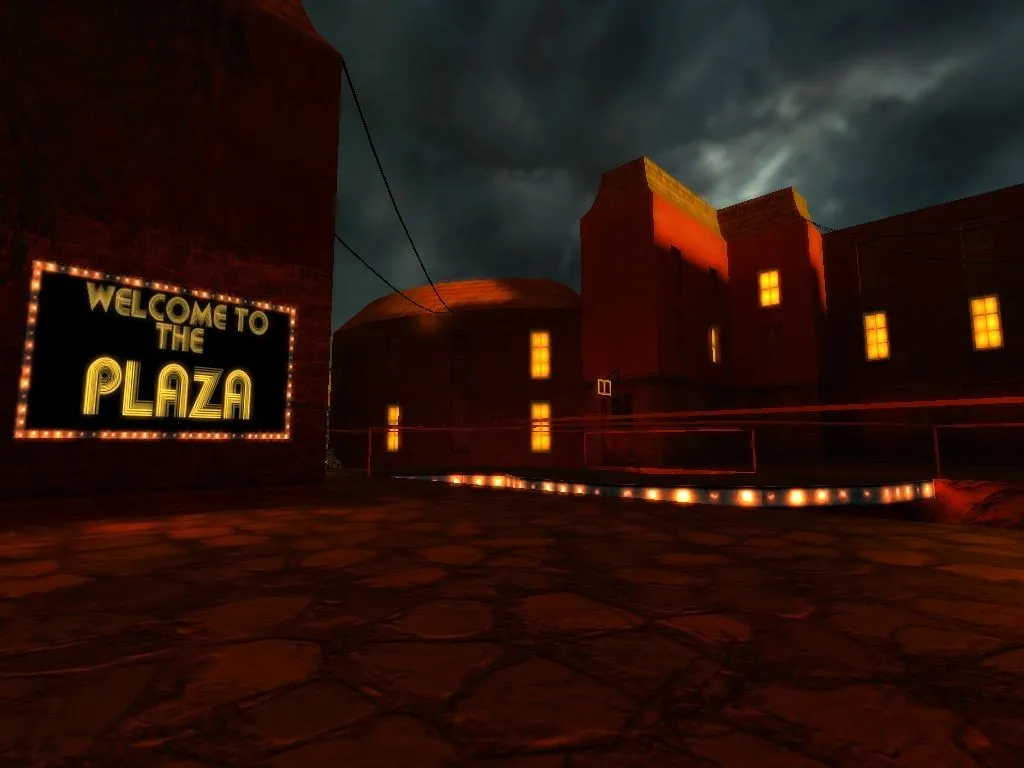 Скриншот  Карта de_sunset_mission для CS 1.6 – детали и тактика