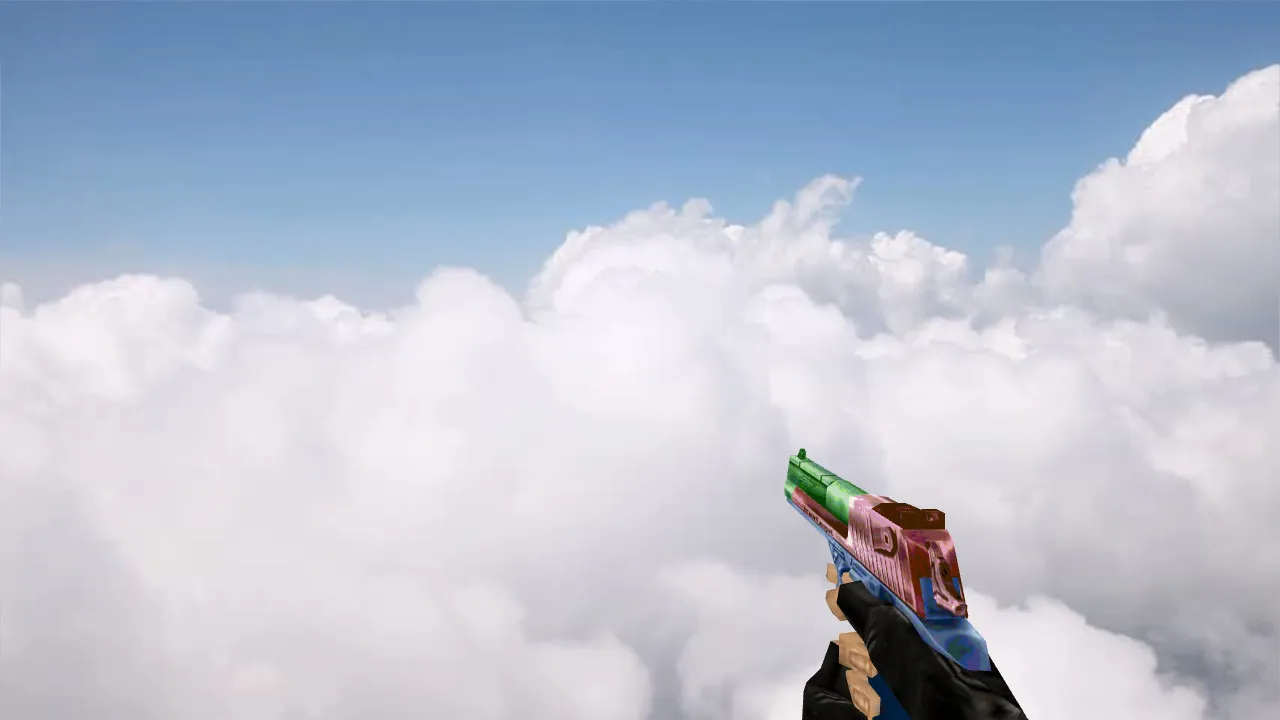 Скриншот Модель «Deagle RGB» для CS 1.6 - Качество и стиль