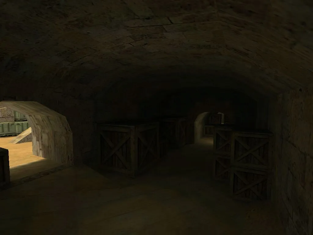 Скриншот  Карта de_sandrush для CS 1.6: подробный анализ и стратегии