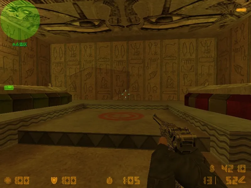 Скриншот Карта de_tombraid для CS 1.6: Тактика и особенности