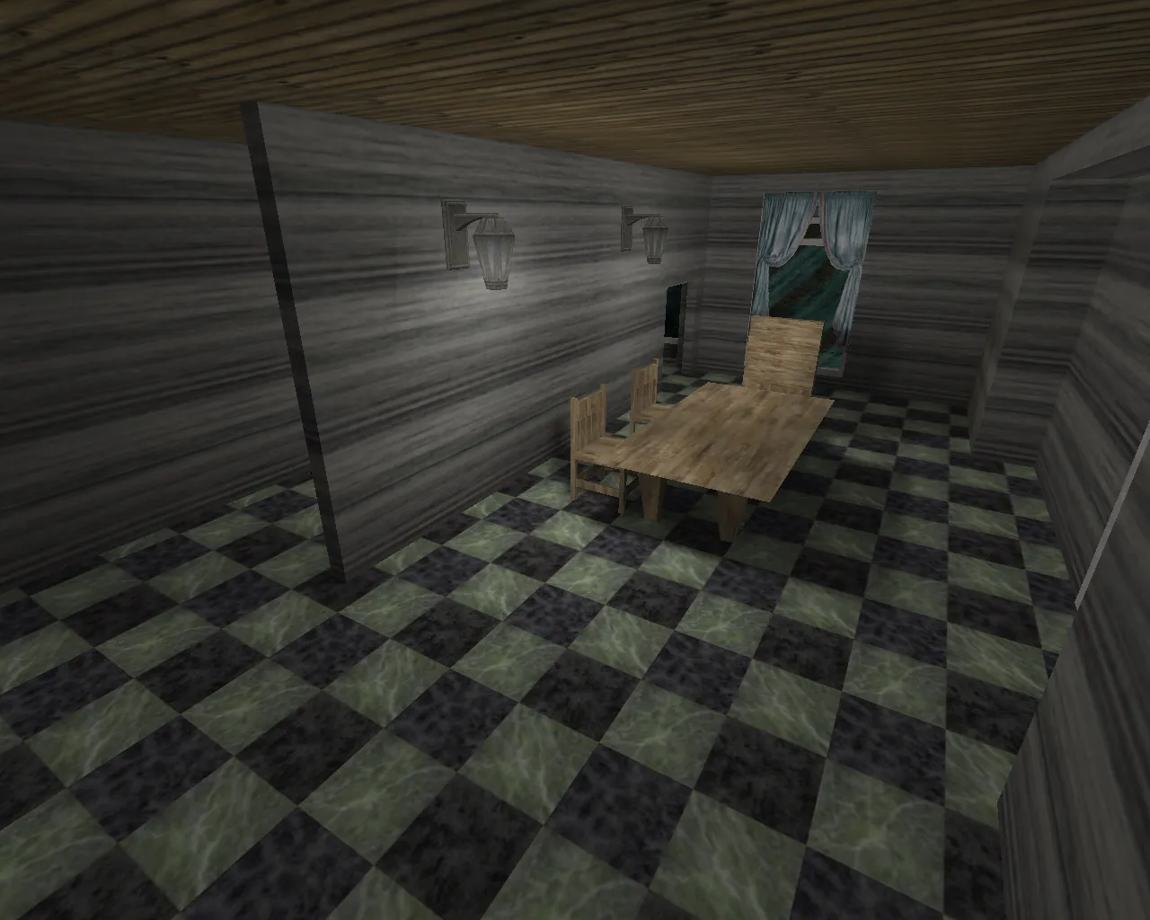 Скриншот  cs_horror — карта для CS 1.6: локации, точки под спавн, подсказки по раундам и настройка ботов