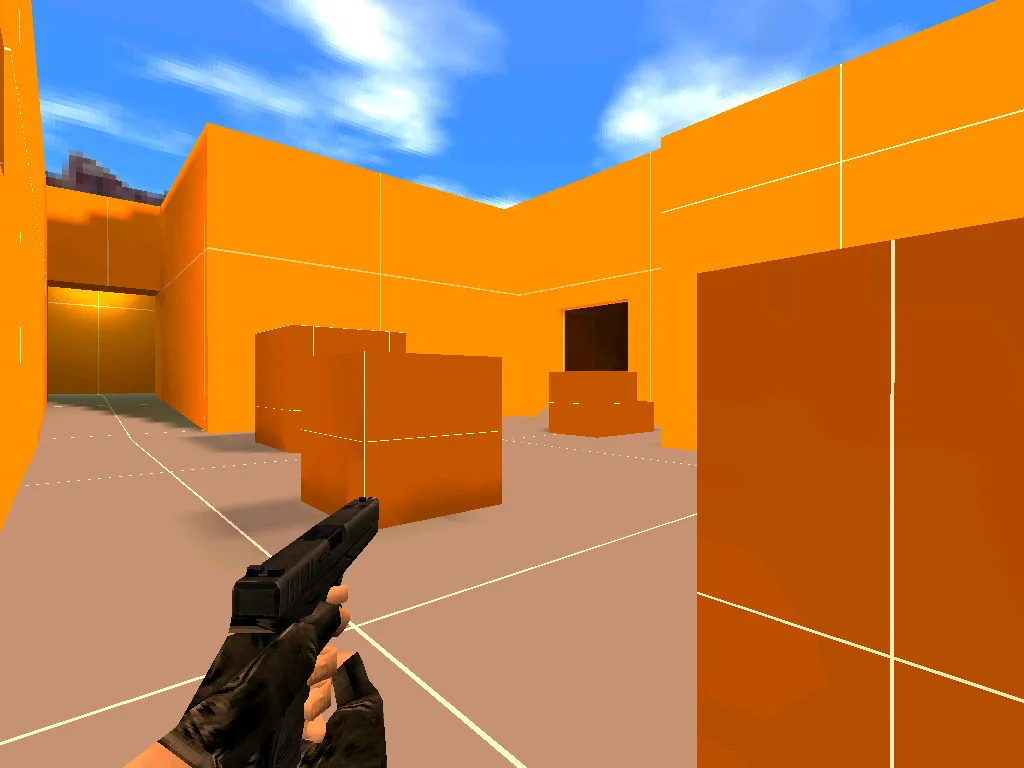 Скриншот  Карта de_walklane для CS 1.6: Обзор, Тактики и Оптимизация