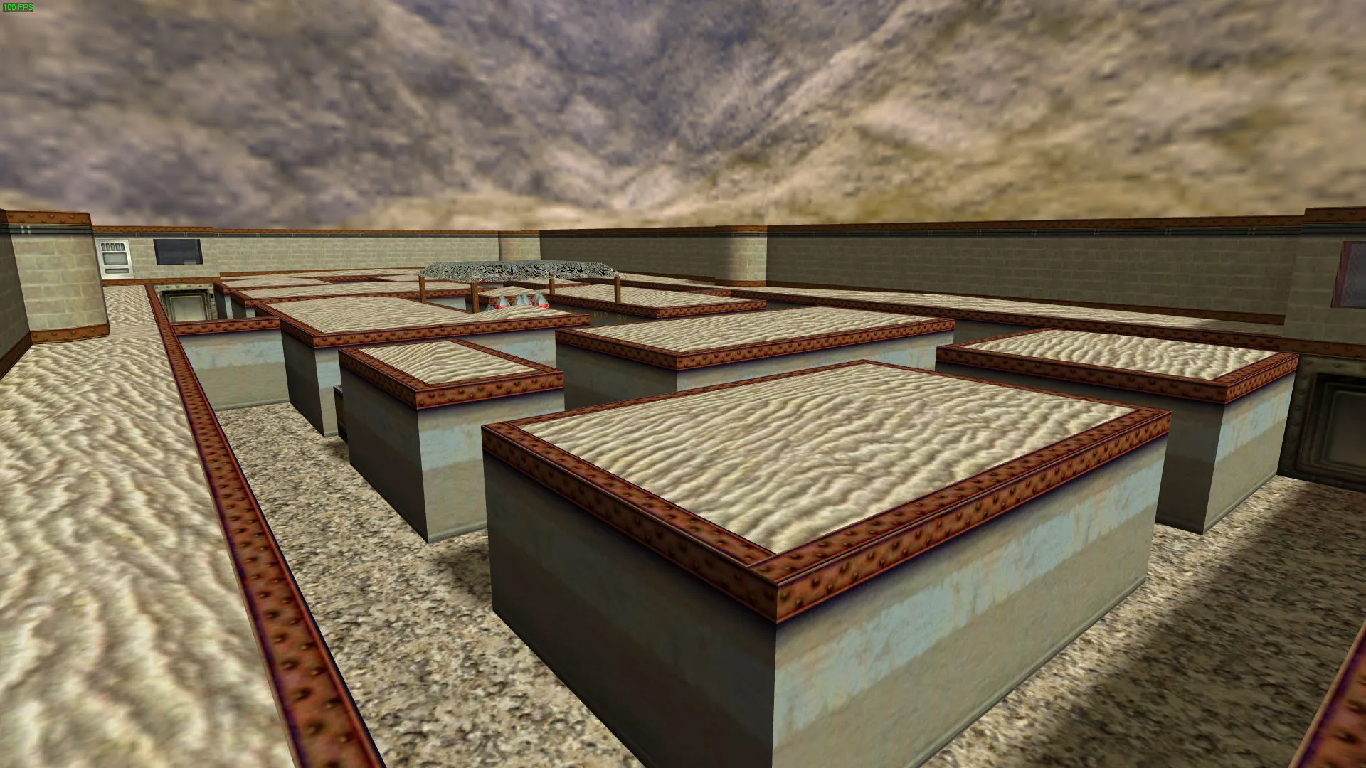 Скриншот  Карта de_trencharena для CS 1.6 – тактическая арена для командных сражений