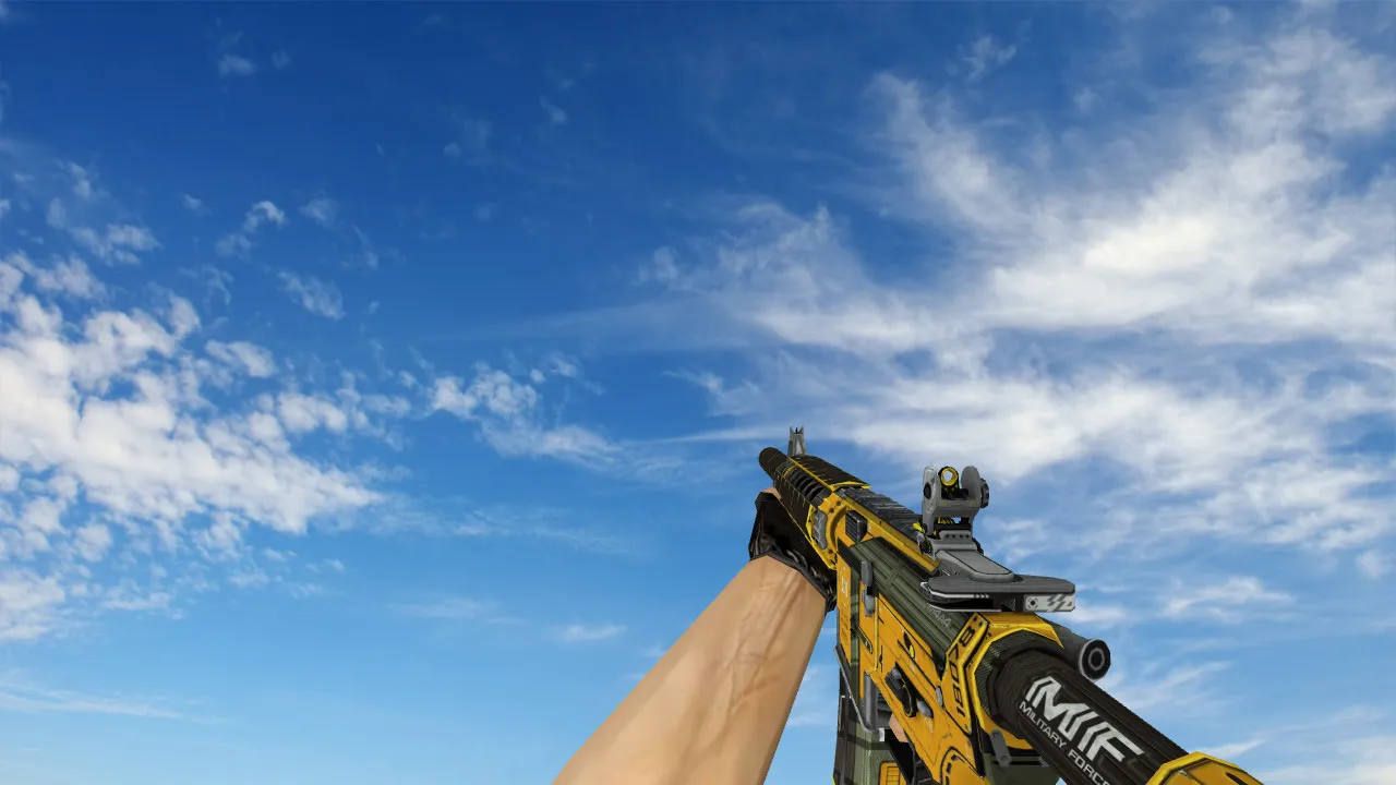 Скриншот Модель M4A4 «Облом» v_ в CS 1.6: p_ w_ оружие, звуки, анимация осмотра, текстуры и качество вида