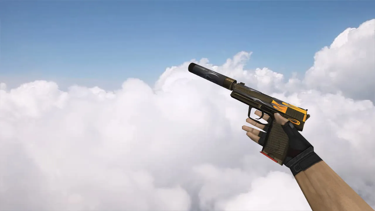 Скриншот Модель USP «Воин дорог» для CS 1.6 - Уникальный скин