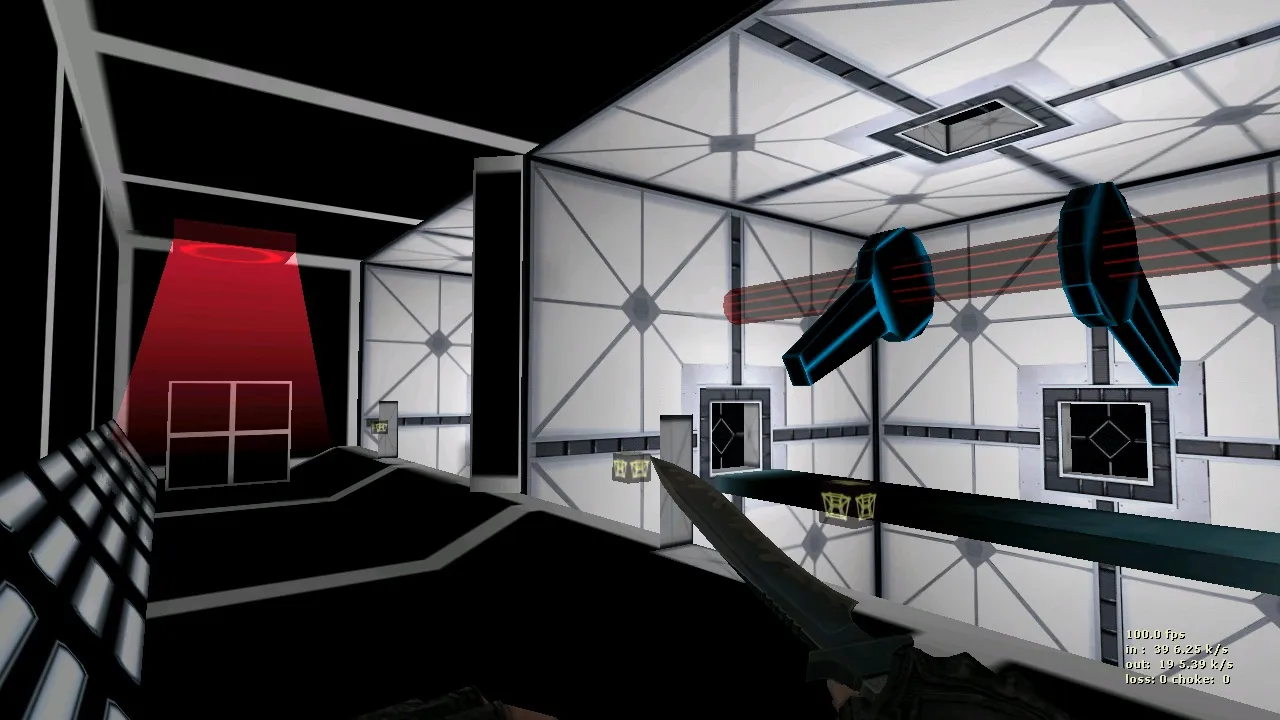 Скриншот  deathrun_hypercube для CS 1.6: карта с ловушками, реймпойнтами и .nav, баланс раундов