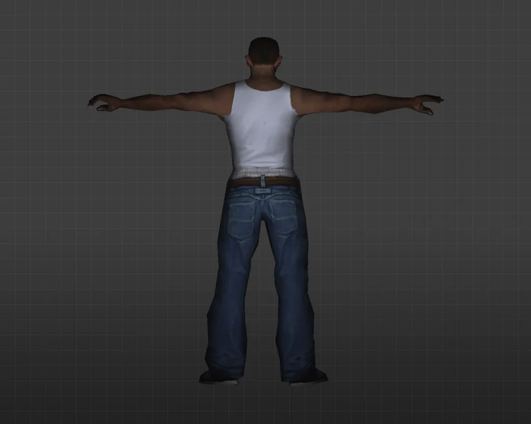 Скриншот Модель «Карл Джонсон» для CS 1.6 - Игровые Скины GTA