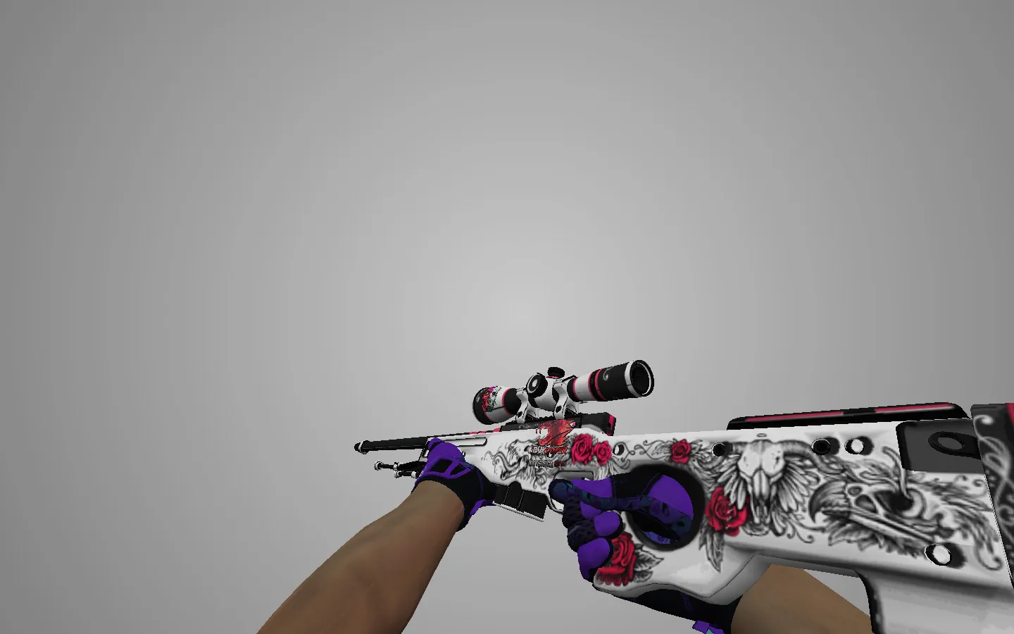 Скриншот Модель «AWP «Ромео и Джульета» для CS 1.6 с перчатками