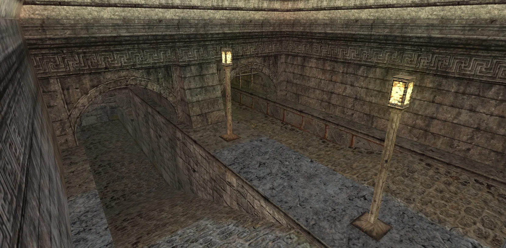 Скриншот  de_forsaken карта для CS 1.6: точки, маршруты, оптимизация, .nav для ботов и настройки под серв