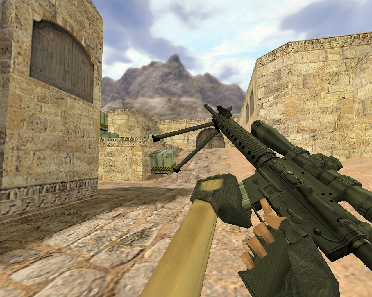 Скриншот Модель «М16А4 с оптикой» для CS 1.6 - подробности и загрузка