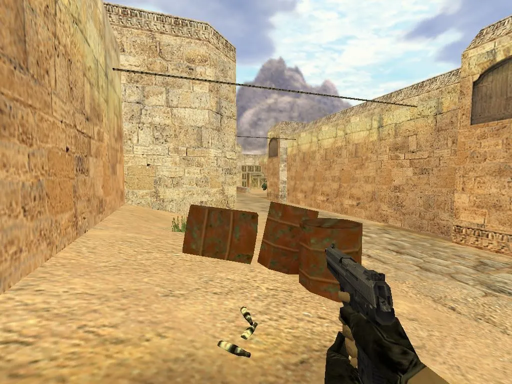 Скриншот  de_dust2x2_laskurid карта для CS 1.6: баланс сторон, точки, .nav, оптимизация wpoly/epoly