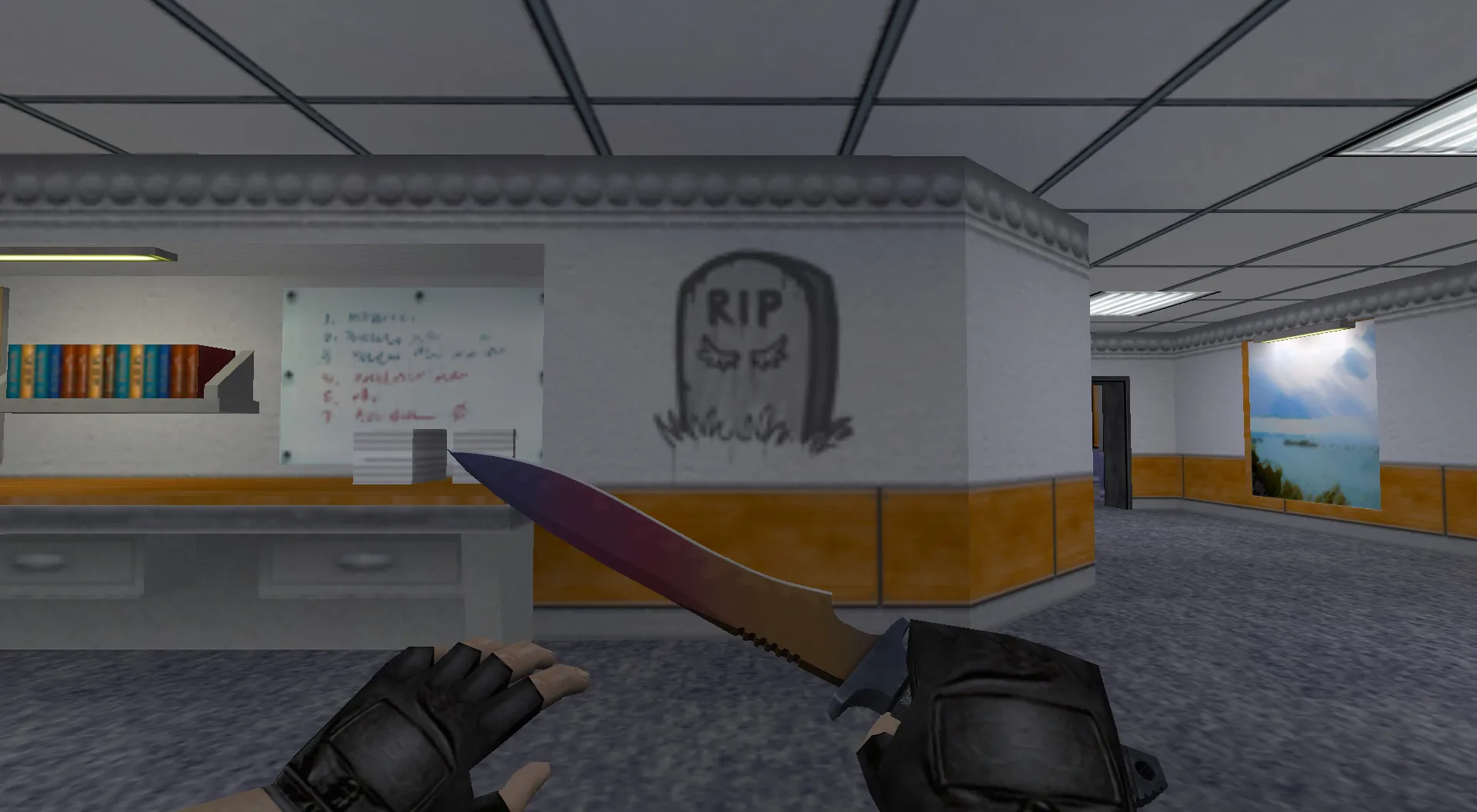 Скриншот Граффити «Надгробие» для CS 1.6 - Уникальный стиль из CS:GO