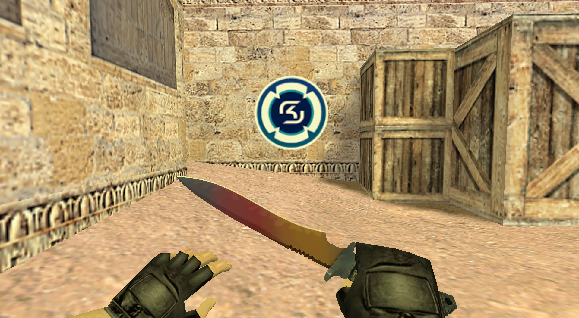 Скриншот Граффити «SK Gaming Logo» для CS 1.6 - Эпическая Символика Киберспорта