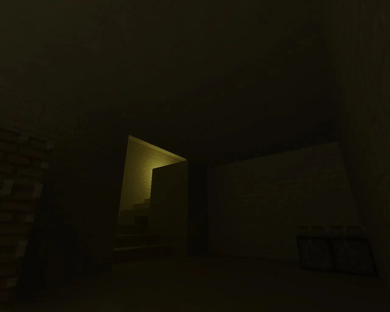 Скриншот  Карта de_dust2_minecraft для CS 1.6: классический Dust2, текстуры в стиле Minecraft, точки, боты, оптимизация