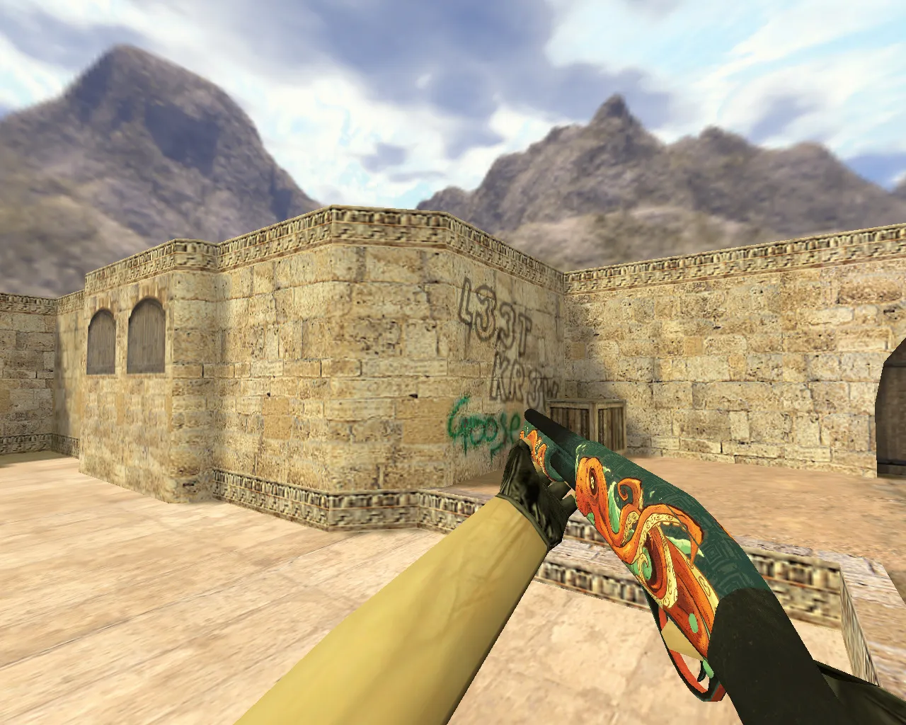 Скриншот Модель «Sawed-off Кракен» для CS 1.6 - Уникальный стиль и качество