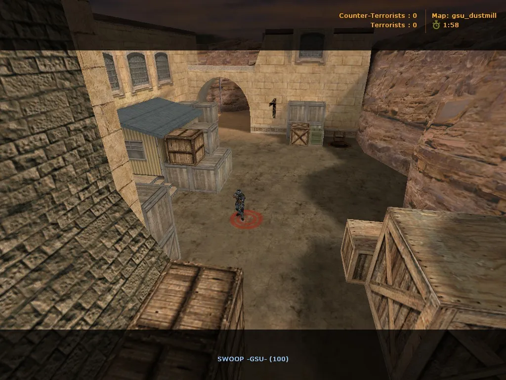 Скриншот  Карта gsu_dustmill для CS 1.6 - Особенности и Тактики