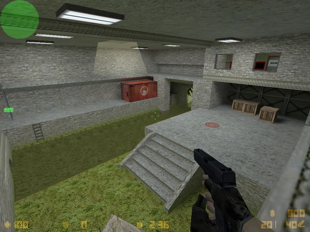 Скриншот  Карта de_aztec_assault для CS 1.6: точки, маршруты, .nav для ботов и оптимизация wpoly/epoly