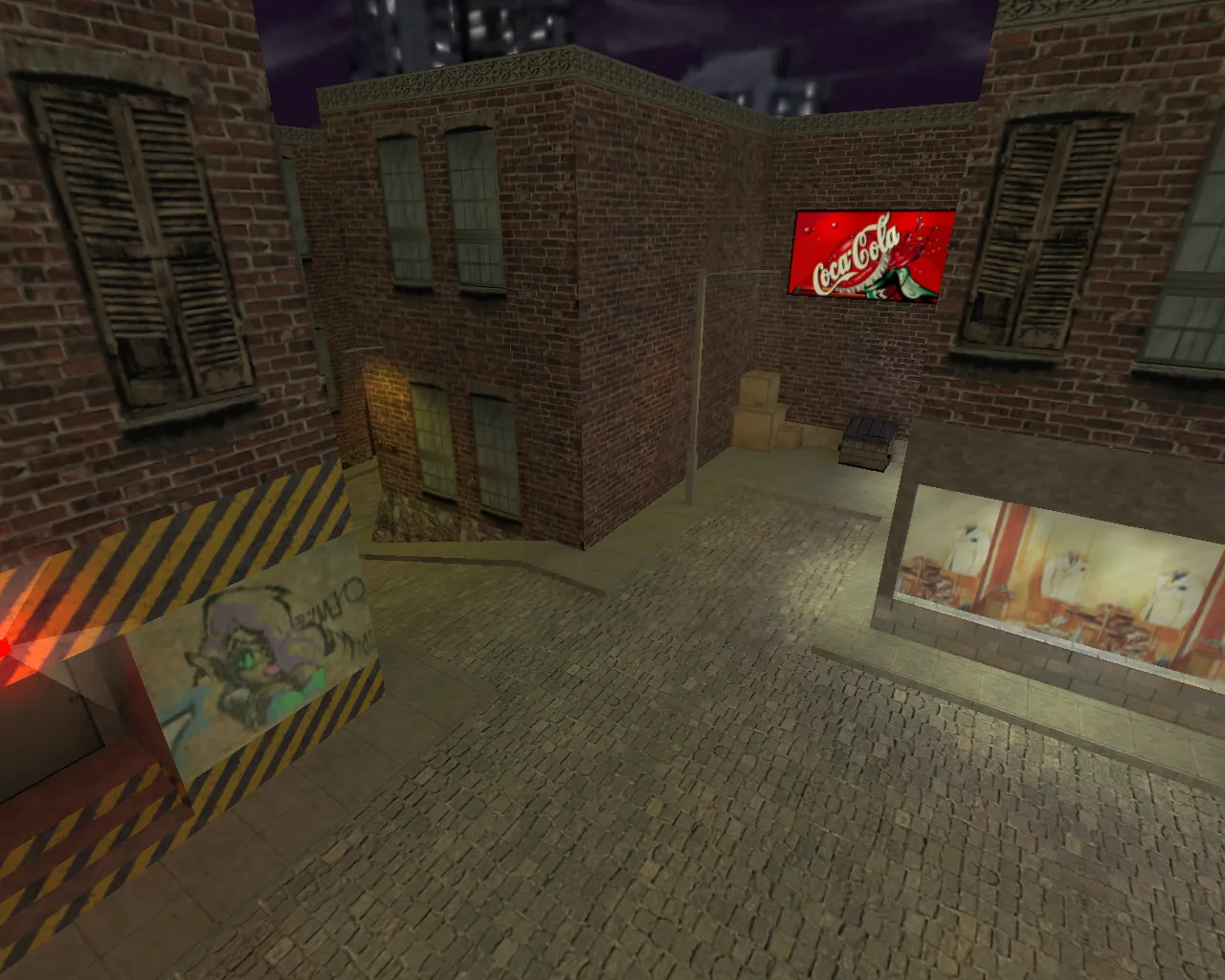 Скриншот  cs_hive для CS 1.6: точки, заходы, навигация ботов и настройки для стабильного FPS