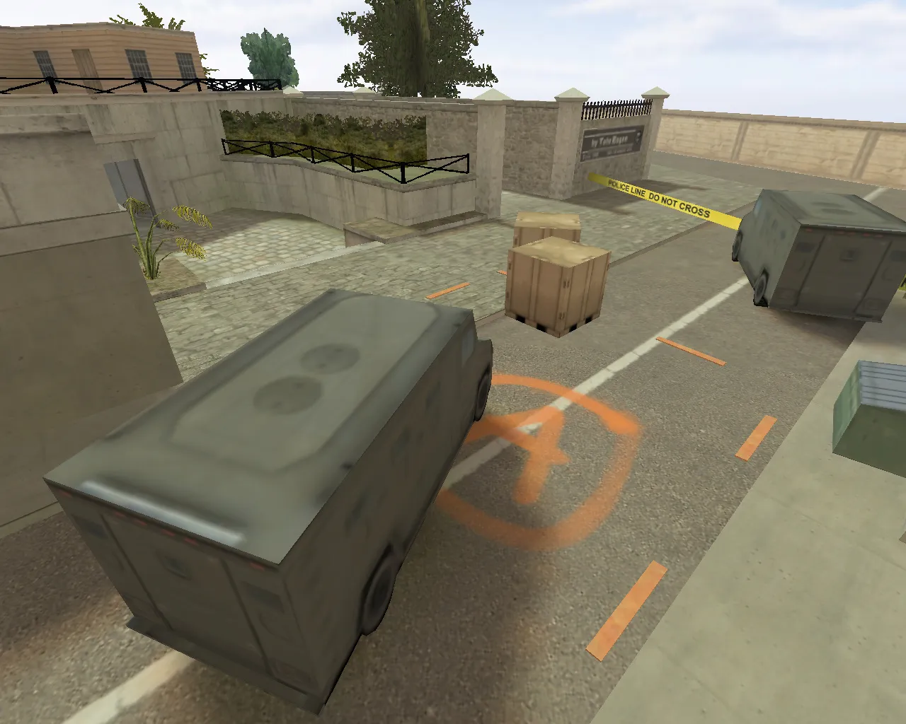 Скриншот  css_overpass для CS 1.6: de карта, точки, .nav для ботов, оптимизация wpoly/epoly