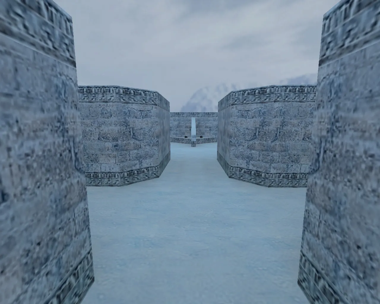 Скриншот  Карта fy_snow для CS 1.6: точки, раунды, .nav для ботов, оптимизация wpoly/epoly и настройка сервера