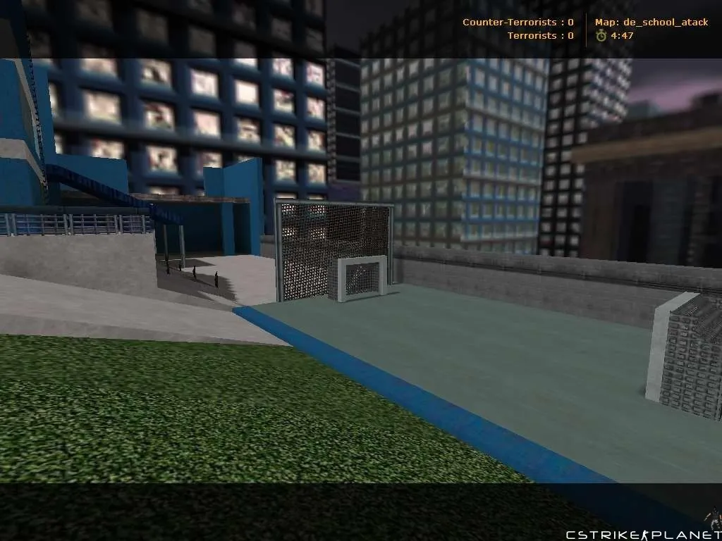 Скриншот  Карта de_school_atack для CS 1.6: Стратегии и тактики