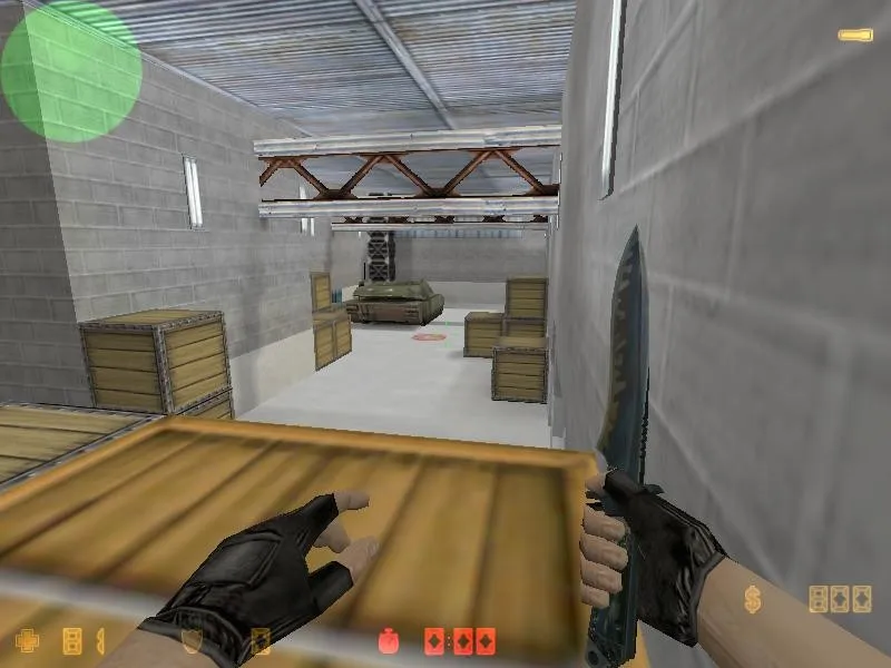 Скриншот  Карта de_striker для CS 1.6 – Тактика и особенности