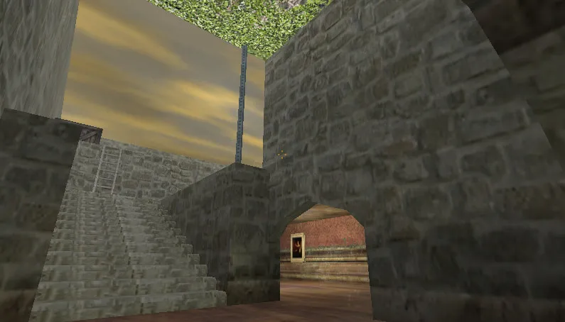 Скриншот  Карта de_storm_mansion для CS 1.6 - Тактические преимущества и особенности