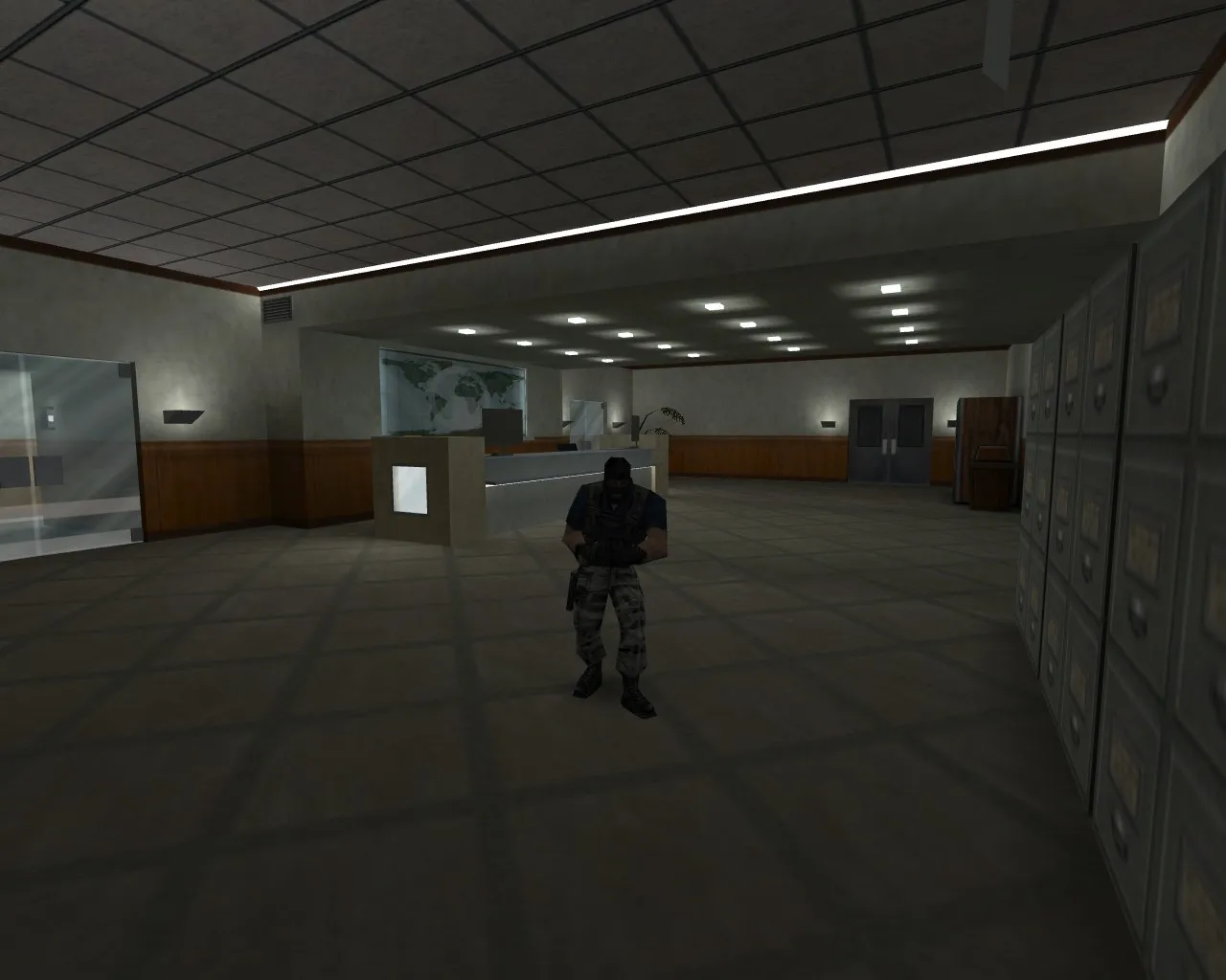 Скриншот  Карта de_monolith для CS 1.6 – Тактические возможности и баланс сторон