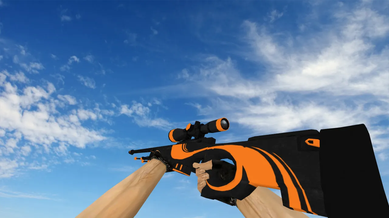 Скриншот Модель AWP Orange Dash для CS 1.6 - Уникальный скин