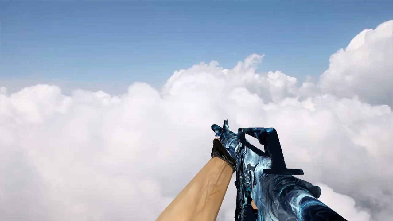 Скриншот Модель M4A1 Dark Knight v_ p_ w_ для CS 1.6: звуки, анимация осмотра, текстуры и настройка