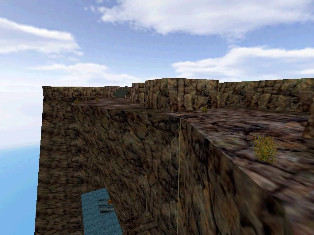 Скриншот Карта «climb» для CS 1.6: тренировка трюков, маршруты, точки зацепа и оптимизация