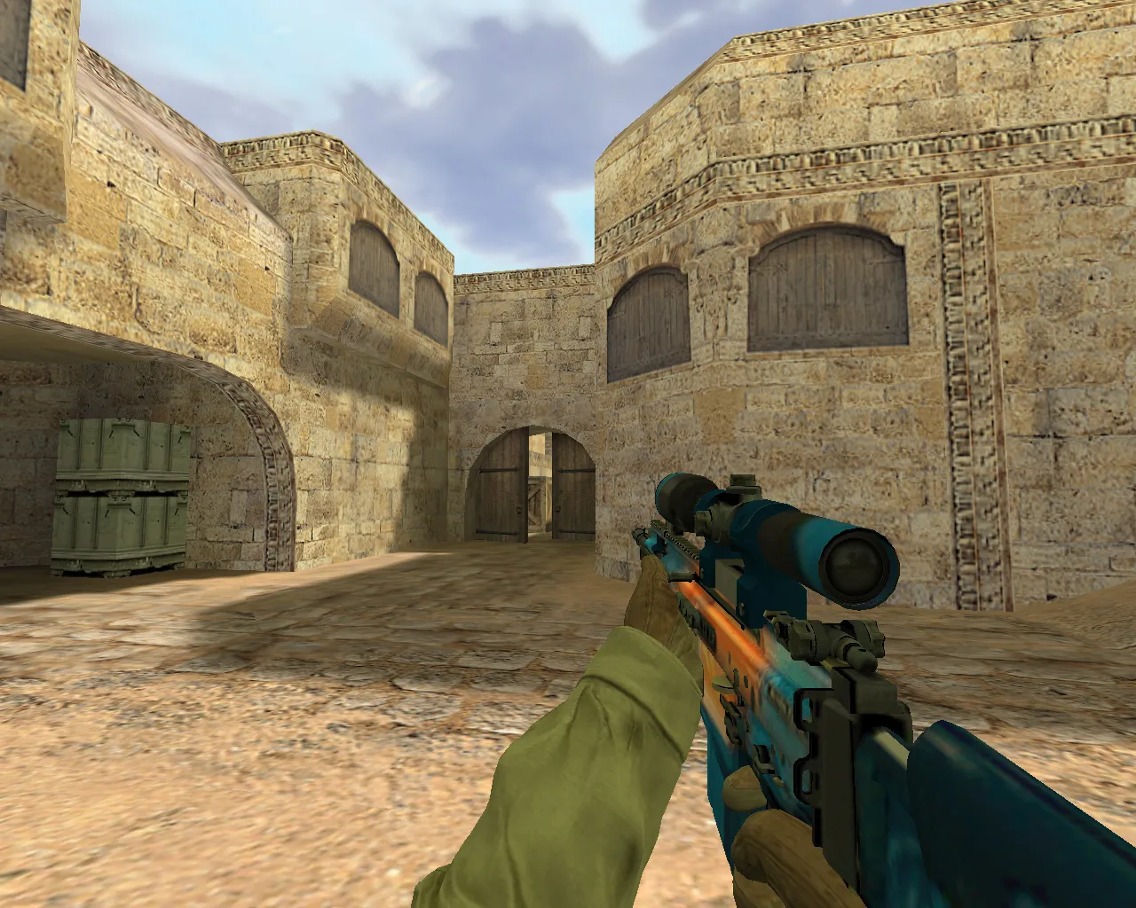 Скриншот Модель "SCAR Кардио" для CS 1.6 - Оружие с уникальным дизайном