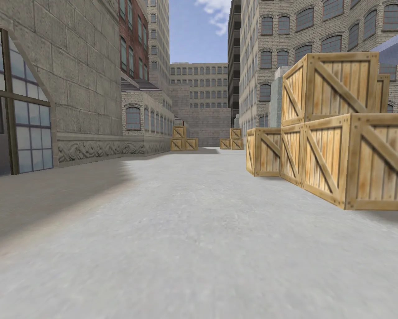 Скриншот  Карта «awp_rooftops» для CS 1.6: тактика, раунды, точки под AWP и ориентиры