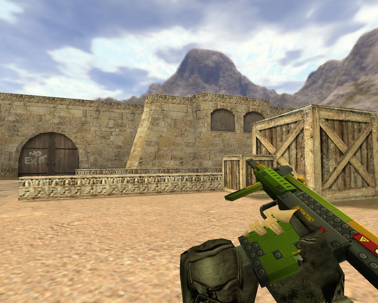 Скриншот Модель «MAC-10 Лего» для CS 1.6 - Качество и уникальность