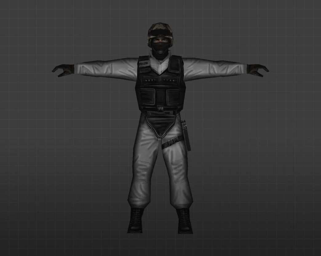 Скриншот Модель 'Снежный спецназ' для CS 1.6 - Перекрашенные модели игроков