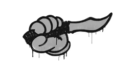 Скриншот Граффити «Удар в спину» для CS 1.6 – Уникальный стиль для вашей игры