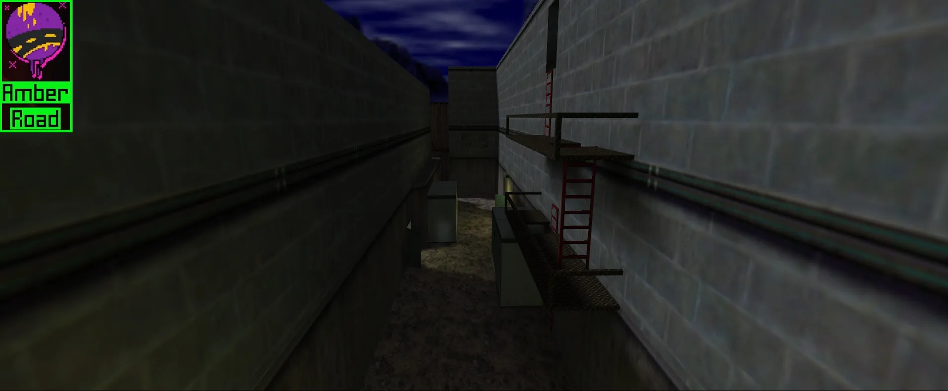 Скриншот  zm_AmberRoad для CS 1.6: зомби-карта, точки, маршруты и .nav для ботов