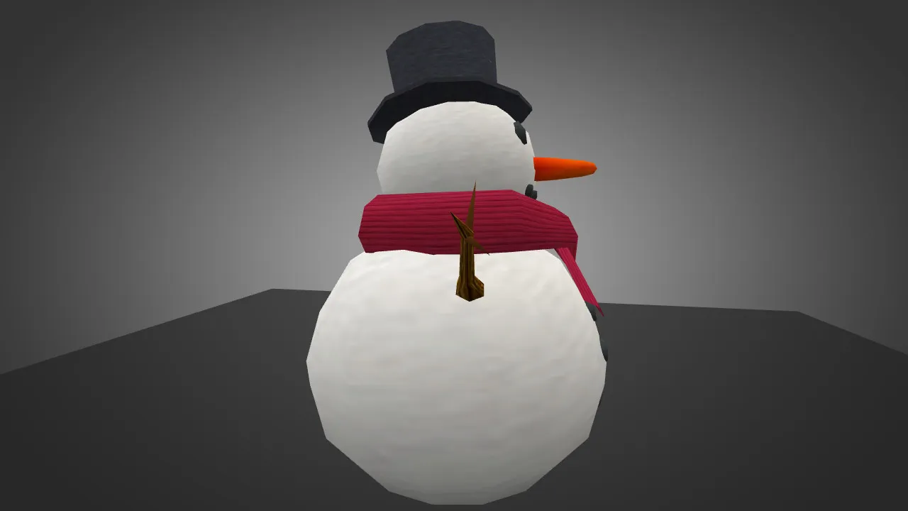 Скриншот Модель «Snowman» для CS 1.6 - Уникальный скин курицы