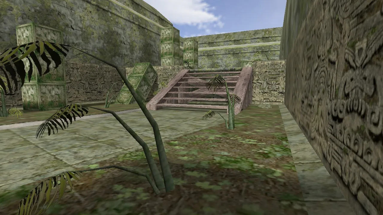 Скриншот Карта de_aztec_1337 для CS 1.6: точки, маршруты, .nav для ботов, оптимизация wpoly/epoly